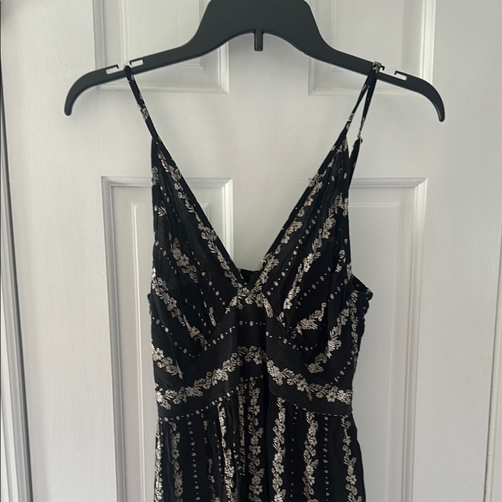 Angie Black Spaghetti Strap Jumpsuit